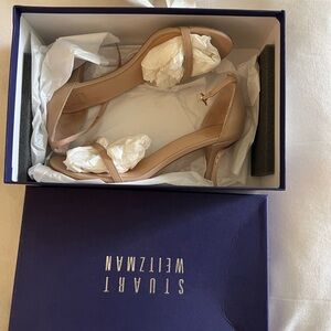 Stuart Weitzman Tan Heels Classic Design
